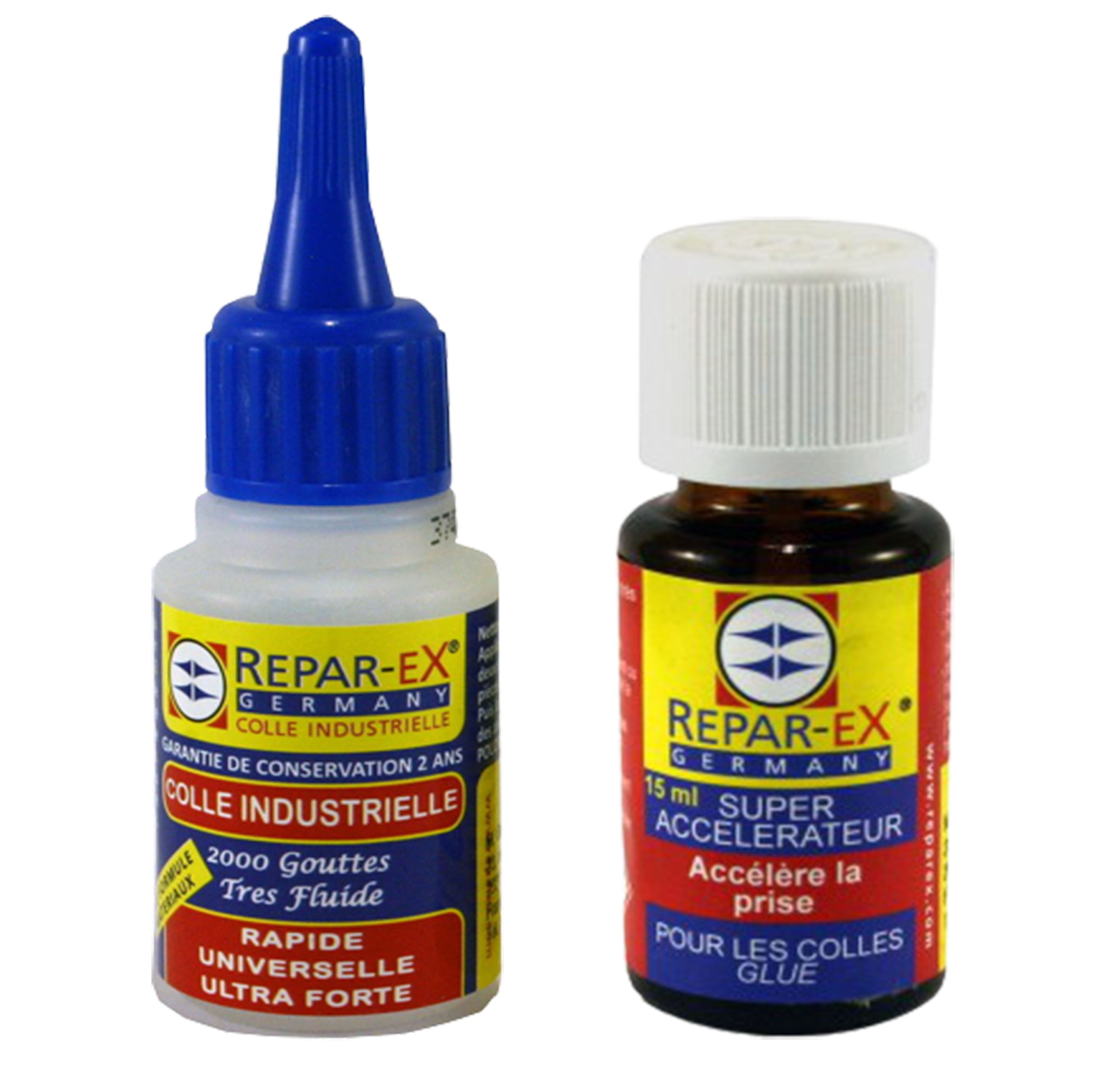 Pack Accélération REPAR-EX - Colle 20g + Accélérateur + Embout Cadeau