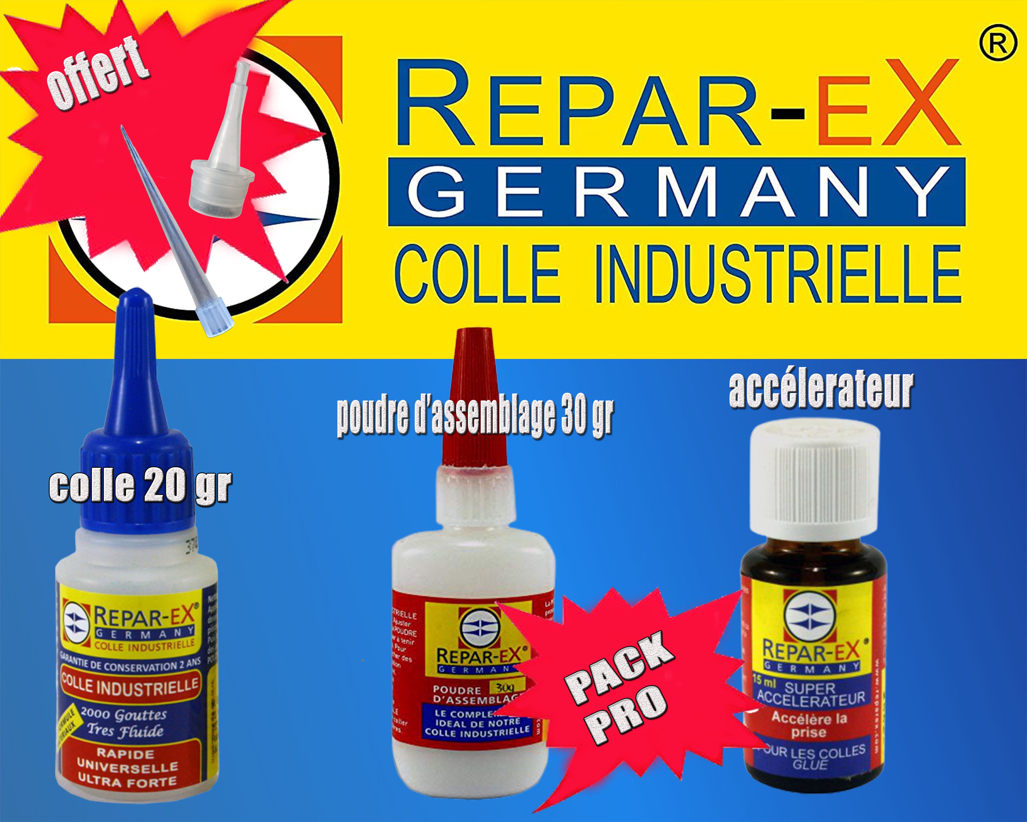 Pack Pro REPAR-EX - Kit Complet de Collage Professionnel